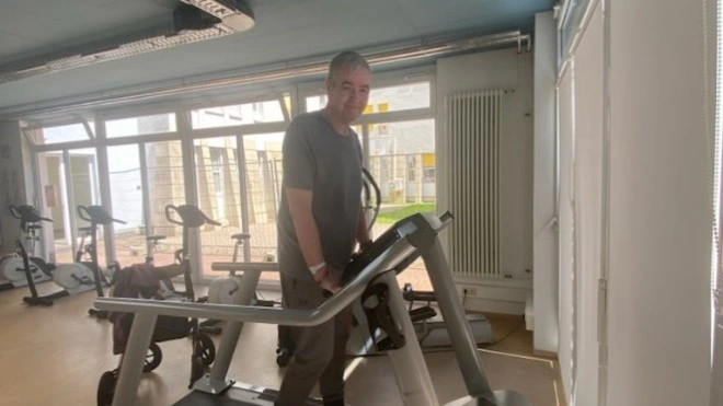 heinz auf dem laufband